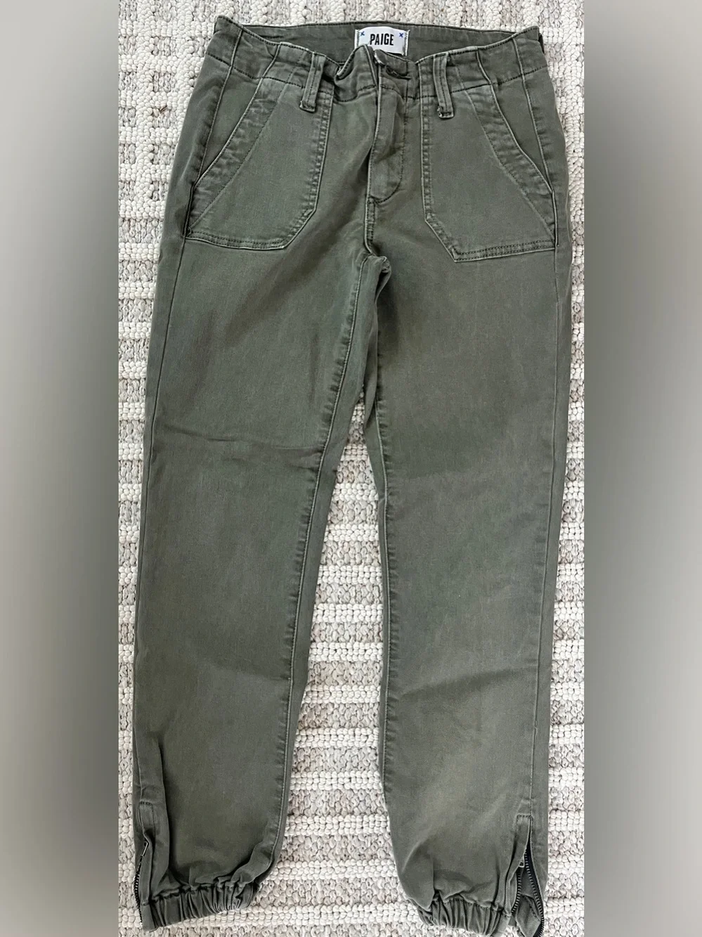 PAIGE green Pants in size 24 - Picture 1 of 7